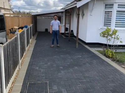 J & d paving black block paving 1 Essex