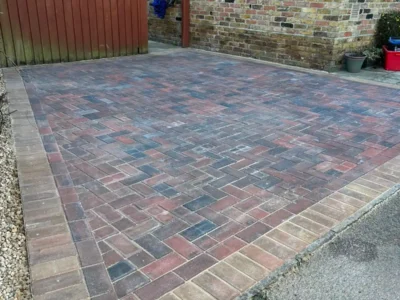 J & d paving orange and cream block paving 12 Essex