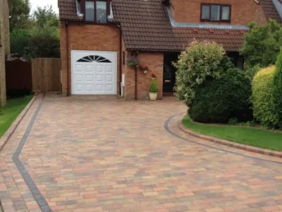 J & d paving orange and cream block paving 14 Essex