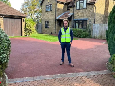 J and d paving resin driveway 2 Essex